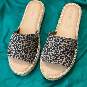 Cheetah sandals